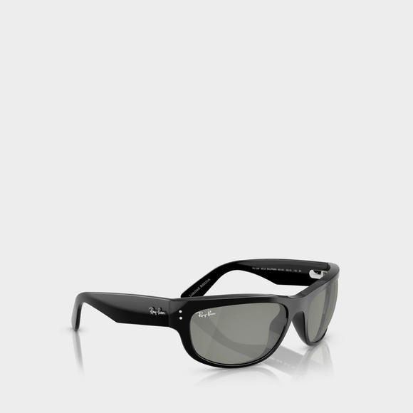 Ray-Ban mega balorama special edition silver mirror Black Sunglasses main image 5